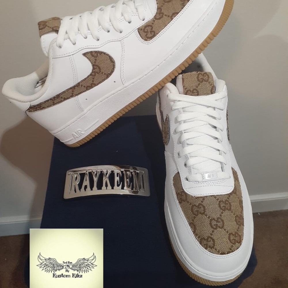 Custom Nike AF1’s by 3rd Eye Kustom Kikz. Size 13. New. Unworn.
